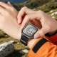 Tech-Protect Nylon dirželis Huawei Watch Fit 3 / 4 / 4 Pro / 5 / 5 Pro laikrodžiui, juodas