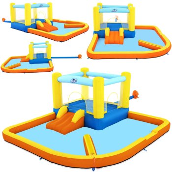 Bestway Beach Bounce pripučiama žaidimų aikštelė, 365x340x152 cm