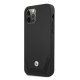 BMW dėklas iPhone 12 Pro Max telefonui, Perforate, juodas