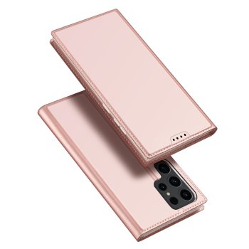 Samsung Galaxy S24 Ultra (SM-S928) DUX DUCIS Magnetic Book Case Cover, Pink
