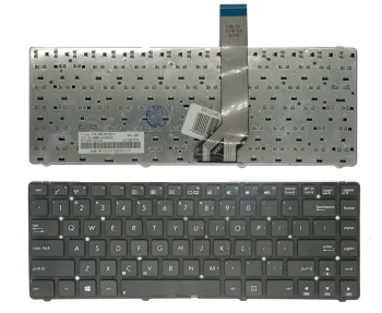 Asus K45, A85V, R400, N45 nešiojamojo kompiuterio klaviatūra, juoda