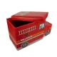 Kruzzel Toy Box Fire Truck, Red