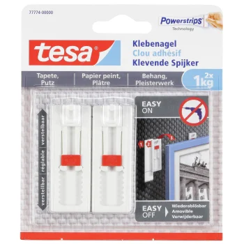 Reguliuojama lipni vinis Tesa 77774 tapetams ir tinkui, 1 kg, 2 vnt., balta