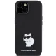 Karl Lagerfeld dėklas iPhone 15 Plus telefonui Silicone Metal Pin, juodas