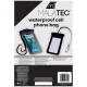 Vandeniui atsparus telefono dėklas Malatec iki 7\", juodas