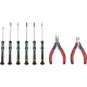 Elektronikos įrankių rinkinys KNIPEX 00 20 18, 8 dalių