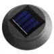 Saulės energija įkraunamas sodo šviestuvas 3LED, juodas