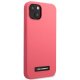 Karl Lagerfeld Silicone Plaque dėklas iPhone 13 mini, fuksija