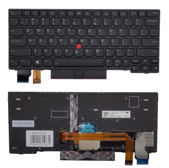 Extra Digital LENOVO Thinkpad X13 klaviatūra su apšvietimu ir Trackpoint