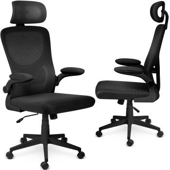 Ergonominė biuro kėdė Sofotel Brass su tinkleliu, juoda