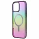 Uniq Iridescia Magclick dėklas su MagSafe skirtas iPhone 16 Pro, juodas
