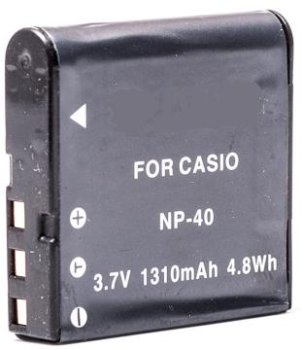 Casio NP-40 Replacement Battery 3.7V 1500mAh Li-ion for Exilim