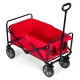 Sulankstomas sodo ir paplūdimio vežimėlis MultiGarden 100 kg, 85x47 cm, raudonas