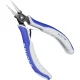 KNIPEX apvaliosios replės elektronikai 34 32 130, 135 mm, mėlynos / pilkos