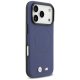 BMW dėklas iPhone 17 Pro telefonui M FW Metal Logo MagSafe, tamsiai mėlynas