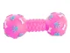 Squeaky Dog Toy Dumbbell, 13 cm, Red