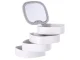 4 Tier Jewelry Box Organizer with Mirror