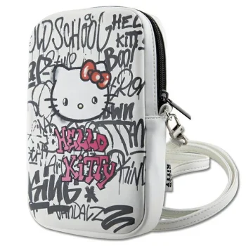 Hello Kitty Graffiti Kitty Head Shoulder Bag - White