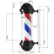 Gabbiano BB-02 Didelis Šviečiantis Barberių Polas Juodas