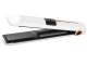 Wireless Ceramic Hair Straightener 2in1 with LCD and Power Bank Function, White