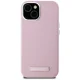 Karl Lagerfeld FW Metal Plate MagSafe dėklas iPhone 15, rožinis