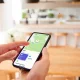 SBS Track My Circle IP65 Locator Compatible with Apple Find My - White