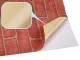 Lipni dekoratyvinė plėvelė Case 128457, plytų raštas, 1.22x50m
