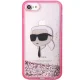 Karl Lagerfeld dėklas iPhone 7 / 8 / SE (2020/2022), rožinis