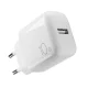 Puro PROLITE 10W USB-A sieninis įkroviklis, baltas