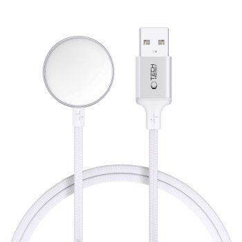 Tech-Protect UltraBoost USB-A Inductive Charger Apple Watch 1m - White