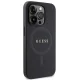 Guess dėklas iPhone 14 Pro telefonui Saffiano MagSafe, juodas