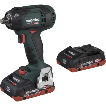 Akumuliatorinis smūginis veržliasukis Metabo SSW 18 LTX 300 BL, 18V, 2x 4.0Ah, 300 Nm