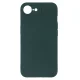 Matt TPU dėklas skirtas iPhone 16e / 17e, miško žalia