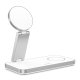 „Tech-Protect QI15W-A47 MagSafe“ trys viename belaidis įkroviklis, baltas