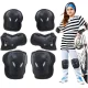 RALLEX Knee, Elbow, and Wrist Protection Set, Black