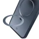 3mk Smoke Case Mag&Stand dėklas iPhone Air su stovu ir MagSafe, juodas