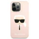 Karl Lagerfeld dėklas Karl\'s Head, skirtas iPhone 13 Pro / 13, rožinis
