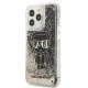 „Karl Lagerfeld Liquid Glitter Gatsby“ dėklas, skirtas „iPhone 13 Pro Max“, Juodas