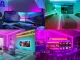 Vandeniui atspari RGB LED juosta 5m su „Bluetooth“ ir pulteliu