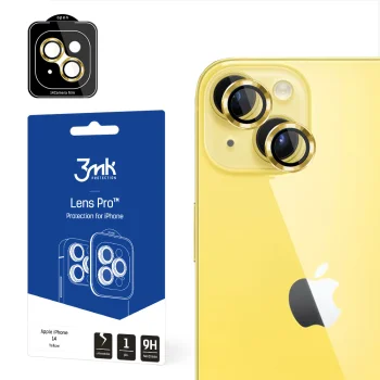 Kameros apsauga 3mk Lens Protection Pro, Apple iPhone 14, geltona