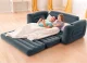 Pripučiama sofa-lova Intex 66552 Queen Size, pilka