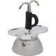 Bialetti Mini Express Induction moka kavinukas su 2 puodeliais, juodas