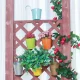 Hanging Balcony Flower Pot AG691I, Yellow