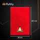 Ruhhy Christmas Towels Set of 3, Cotton Hand Towels, Red, Green, White
