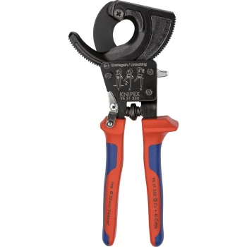Kabelių kirpimo replės KNIPEX 95 31 250 su reketu, Ø 32 mm / 240 mm²
