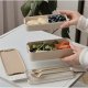 Ruhhy priešpiečių dėžutė - Lunchbox 750ml, smėlio spalvos