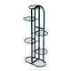 ModernHome PJJPS0014 metalinis 6 lentynų gėlių stovas, juodas