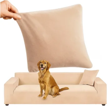 Ruhhy 00026184 Elastic Sofa Cover 190-230 cm, Beige