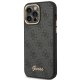 Guess dėklas iPhone 14 Pro Max telefonui 4G Vintage Gold Logo, juodas