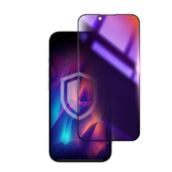 Apsauginis grūdintas stiklas 3mk Rainbow Privacy telefonui Apple iPhone 16e